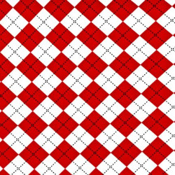 Argyle - Red and White Puppy Belly Band Argyle - Red and White Puppy Belly Band