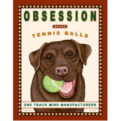 Dog Chocolate Lab Obsession 8x10 Art Print Dog Chocolate Lab Obsession 8x10 Art Print