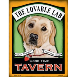 Dog Golden Lab - The Lovable Lab 8x10 Art Print Dog Golden Lab - The Lovable Lab 8x10 Art Print
