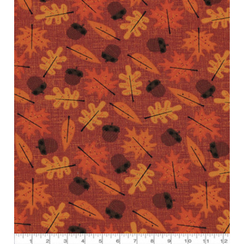 Autumn Acorns & Falling Leaves Puppy Belly Band