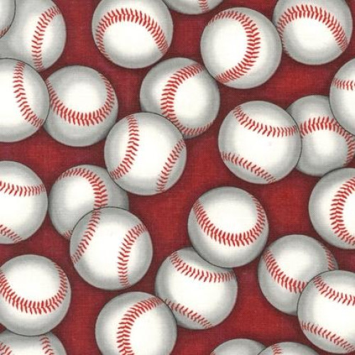 Baseballs on Red Puppy Belly Band Baseballs on Red Puppy Belly Band