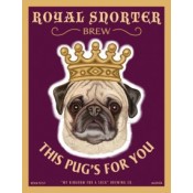 Dog Pug Royal Snorter 8x10 Art Print