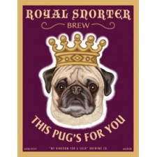Dog Pug Royal Snorter 8x10 Art Print
