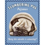 Dog Pug - Slumbering Pug 8x10 Art Print