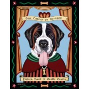 Dog St Bernard  8x10 Art Print