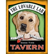 Dog Golden Lab - The Lovable Lab  8x10 Art Print