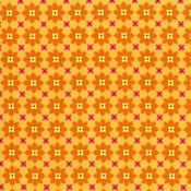 Tiny Tangerine Flowers Puppy Puddle Pad