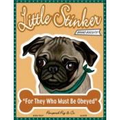Dog Pug Little Stinker Brand Biscuits 8x10 Art Print