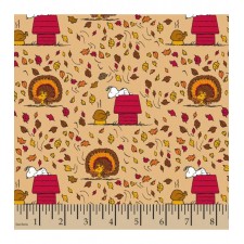 Autumn Snoopy Turkey Puppy Belly Band