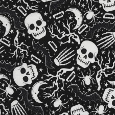 Skulls and Skelton Glow in the Dark  Puppy Belly Band