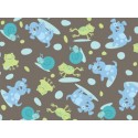 Dogs Frogs & Snails Grey Puppy Belly Band