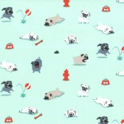 Pugs and Kisses Puppy Puddle Pad