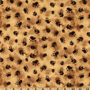 Black and Brown Paws  Puppy Belly Band CLEARANCE 