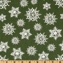 Snowflakes Green Puppy Belly Band CLEARANCE