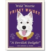 Dog Westie - Wild Westie 8x10 Print