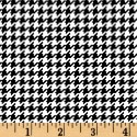 Houndstooth Black and White Puppy Belly Band