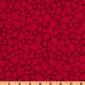 Red Hearts on Red Puppy Belly Band