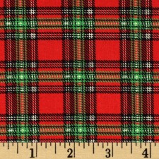 Plaid Scottish Red Puppy Belly Band CLEARANCE