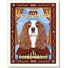 Dog King Charles Cavalier 8x10 Print