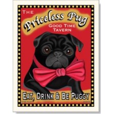 Dog Pug - Priceless 8x10 Print